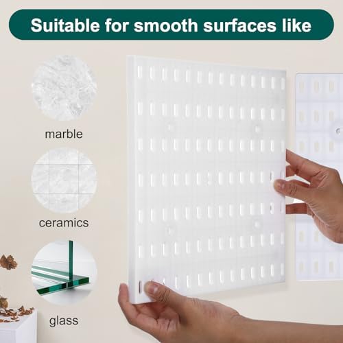 Wall Mount Peg Board Organizer 45pcs Kit, 4 Panels, Pegboard Wall Organizer - Image 5