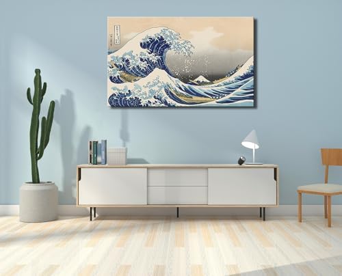 OKEXCKK The Great Wave off Kanagawa by Katsushika Hoki Wall Art Decor, Classic - Image 6