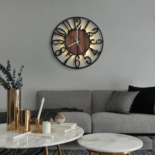 LEIKE Battery Operated Wall Clocks - Image 7
