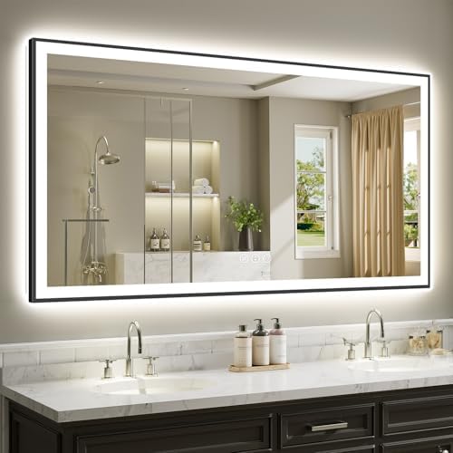 72x36 LED Bathroom Mirror with Lights by YEELAIT