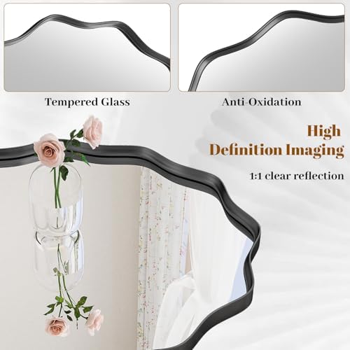 Wavy Round Mirror - Image 3