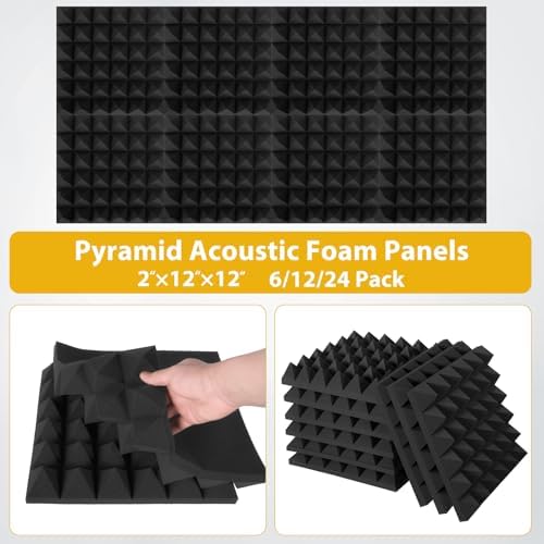 24 Pack Sound Proof Foam Panels - Image 4