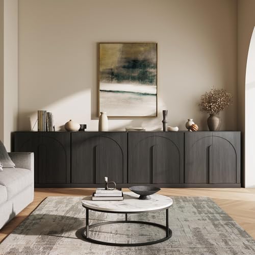 BELLEZE Bijou Set of 4 31.5" TV Stand & Entertainment Centers - Image 5