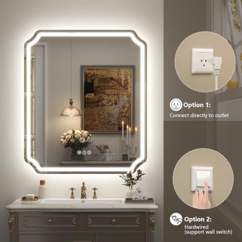 30x30 Inch LED Bathroom Mirror - Image 7