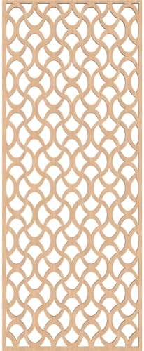 Resort Decorative Pierced Fretwork Wood Wall Panels, 15 3/8"W x 39 3/8"H x 3/8"T - Image 2