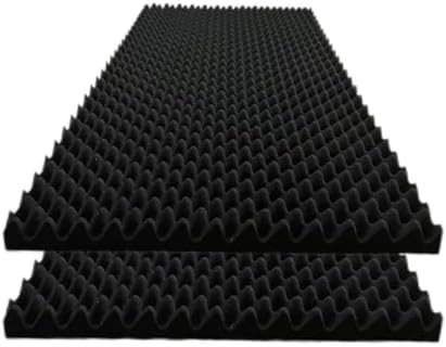 2 Pack Egg Crate Foam Sound Proof Foam Panels by Unknown