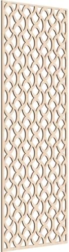 Resort Decorative Pierced Fretwork Wood Wall Panels, 23 3/8"W x 59 3/8"H x 1/4"T by EkenaMillwork