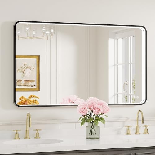 60x36 Inch LED Bathroom Mirror by Twalsu