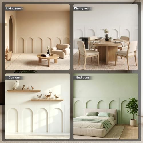 Art3dwallpanels Wall Molding Panels Kit, Pre Cut Arch Wainscoting Panels - Image 4