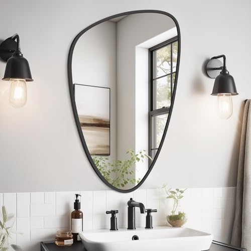 WallBeyond Asymmetrical Mirror, Irregular Wall Mirror, Wall Mirrors Decorative by WallBeyond