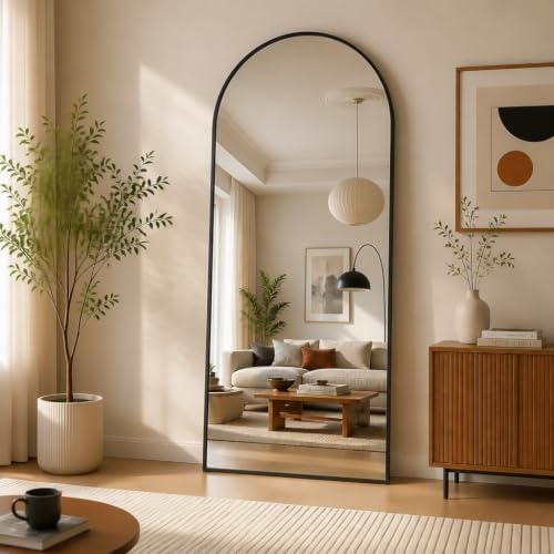 65"x24" Arch Floor Mirror, Full-Length Wall Mirror - Image 2