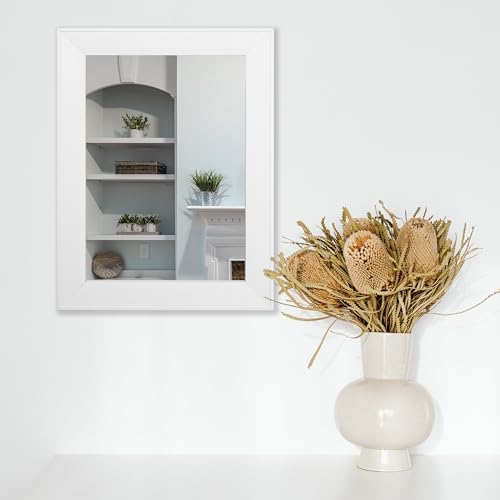 Ruomeng Rectangular Wall Mirror 12" x 16" Framed Mirror - Image 3