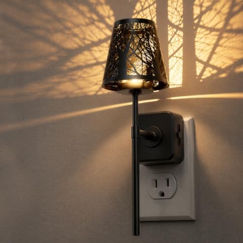 L LOHAS LED Night Lights Plug into Wall, Decor Metal Crafted Night Light by LLOHASLED