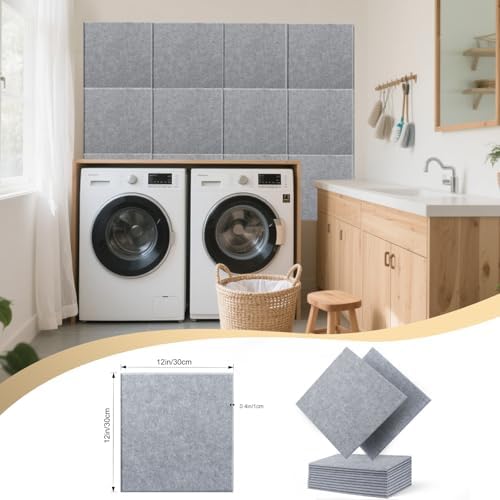 12Pack Acoustic wall Panels Panels 0.4" x 12" x 12" Soundproof Wall Panels - Image 2