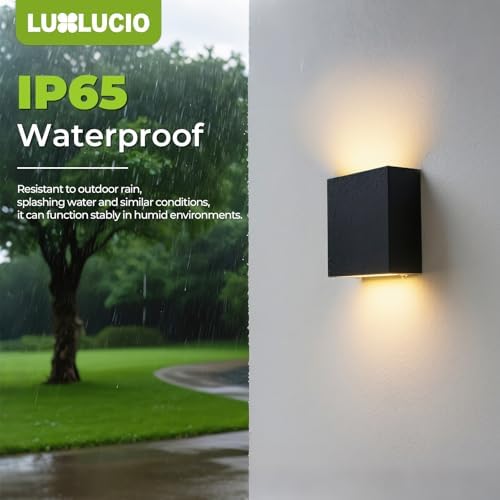 Indoor Outdoor Wall Light, 5%-100% Dimmable, 5 Color Temperature Selectable - Image 4