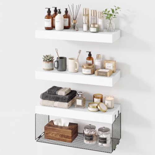 Acovy 16in Bathroom Floating Shelves by Acovy