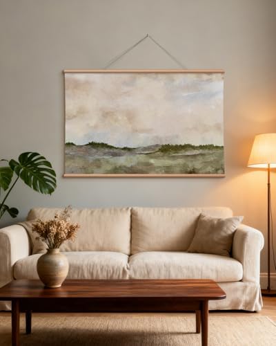 VIYYIEA Extra Large Canvas Wall Art, 36x54 Inch Minimalist Landscape Painting - Image 2