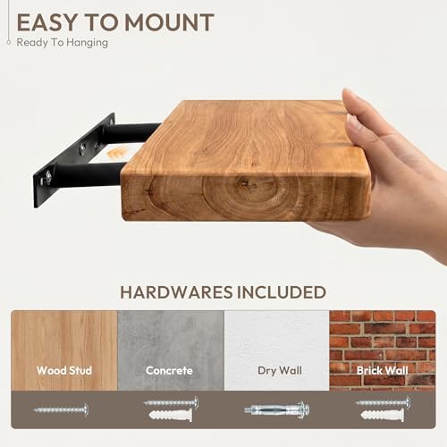 Marsmiles 72in Wall Mounted Floating Shelves - Image 6