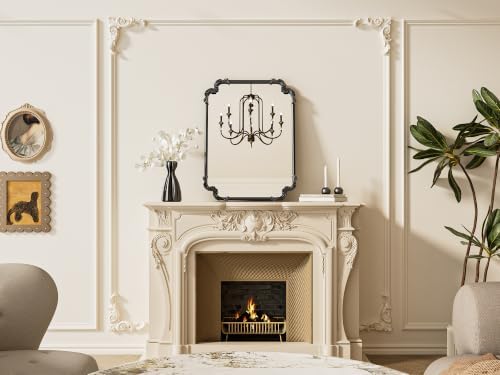 TETOTE Antique Black Rectangle Mirror - Image 2