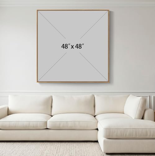 Extra Large Framed Vintage Retro Botanical Wall Art - Image 3