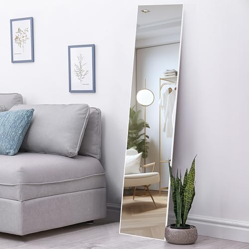 ANYHI 65"x13.8" Full Length Mirror Over the Door Hang/Wall Mounted - Image 3
