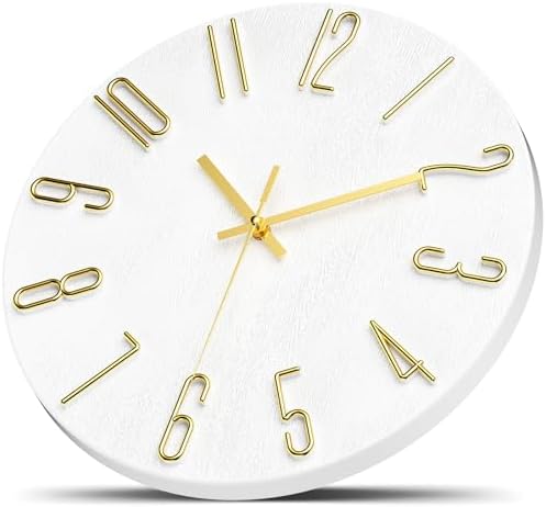 Wall Clock, Battery Operated, Modern Minimalist Design - Image 3
