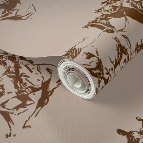 Spoonflower Western Cowboy Peel and Stick Wallpaper - Image 2
