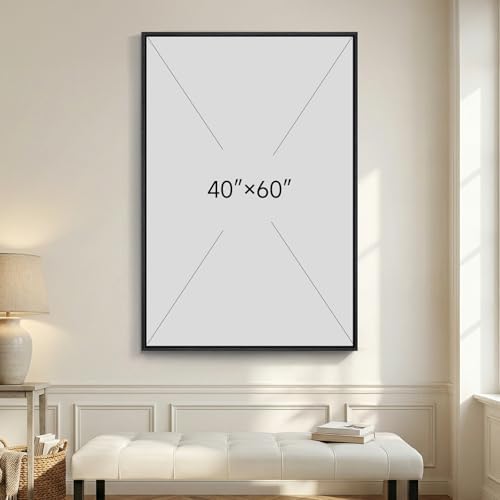Extra Large Framed Brown Beige Abstract Wall Art - Image 7
