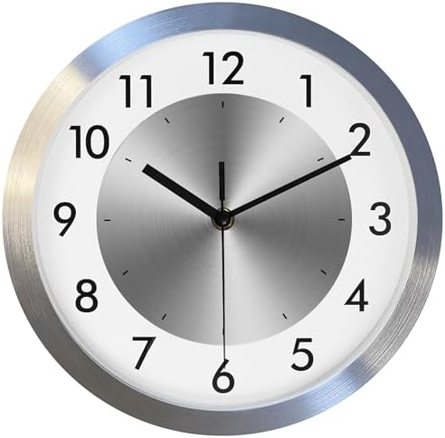 Modern Silent Non Ticking Wall Clock Battery Operated by Fzybstim