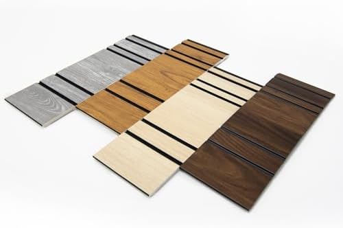 Art3d 11.8 x 4 Inch Wood Grain Wainscoting Wall Panel, Earth Sample - Image 4