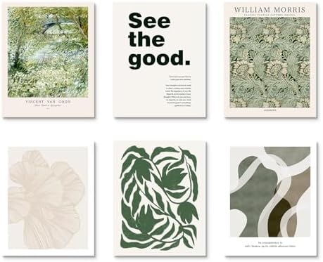 Habseligkeit Green Wall Art Prints, Retro Wall Decors - Image 7