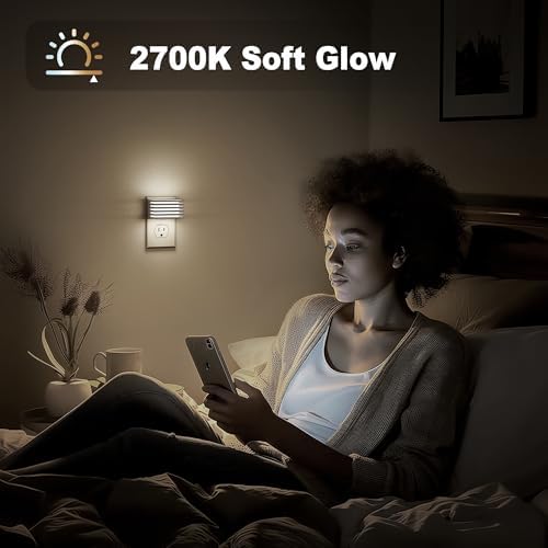 JandCase LED Night Light, Night Lights Plug into Wall Dusk to Dawn - Image 4