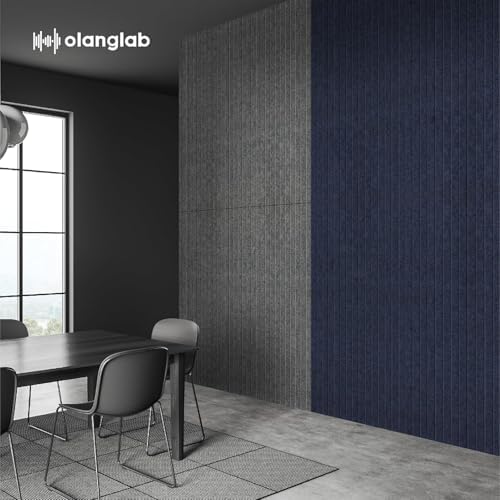 Olanglab Acoustic Wall Panels, 10 Pack, Dark Blue - Image 6