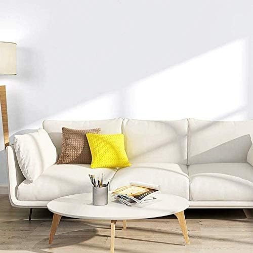 White Contact Paper 15.7'' x 393.7'' White Peel and Stick Wallpaper - Image 5