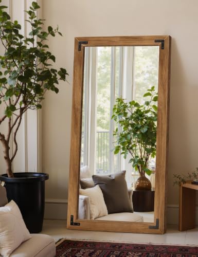 Wood Framed Full Length Mirror for Wall by TRAHOME