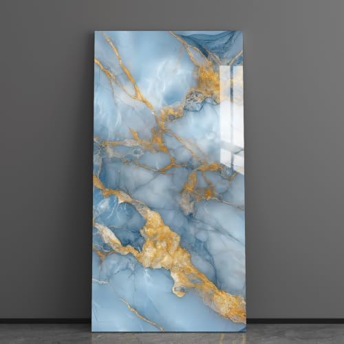 Haimin 3D Wall Panels Peel and Stick Marble Tile Look 10 Pack Waterproof by HaiminHomeDecorWallpaper