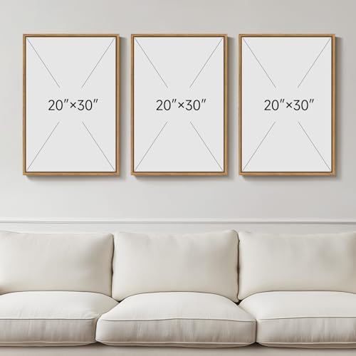 Large Framed Abstract Wall Art, 20x30 In - Image 3