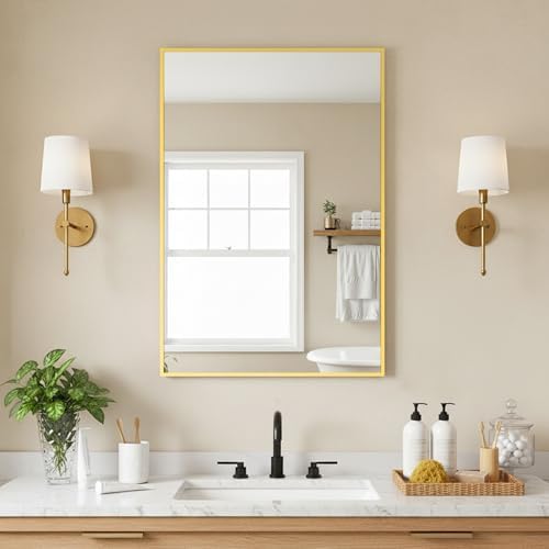 FICTOR Bathroom Vanity Mirror for Over Sink by FICTOR
