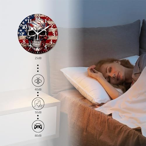 Battery Operated Quartz Wall Clocks Non-Ticking Silent Modern Wall Clocks - Image 7