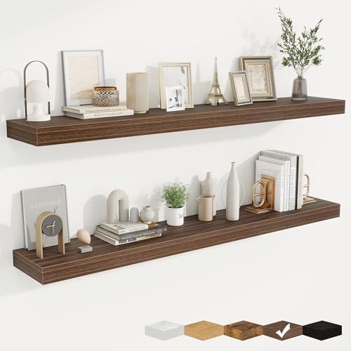 Floating Shelves for Wall, Wall Mounted Wood Shelves by Fuqing