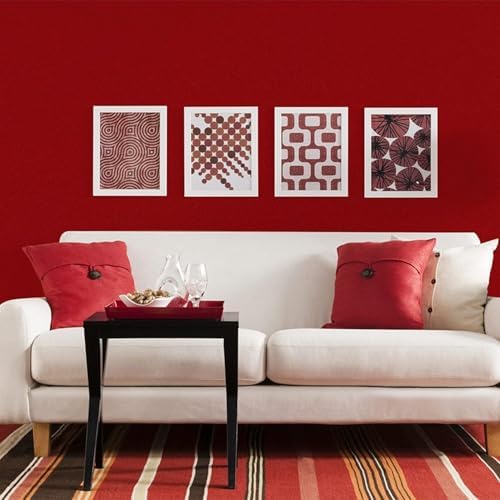 Red Peel and Stick Self Adhesive Wallpaper Countertop Contact Paper - Image 4