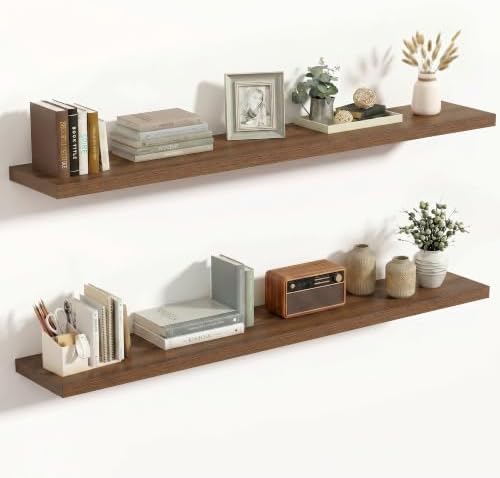 Vivelove 10 Inch Deep Floating Shelves by VIVELOVE