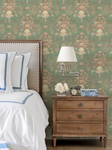 Orainege Floral Wallpaper Peel and Stick Wallpaper Modern Contact Paper - Image 5