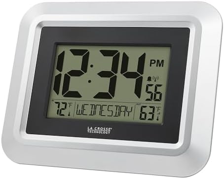 La Crosse Technology 513-1918S-INT Atomic Digital Wall Clock - Image 2