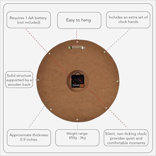 Handmade Copper Wall Clock Artisan Touch in Every Piece - Image 3