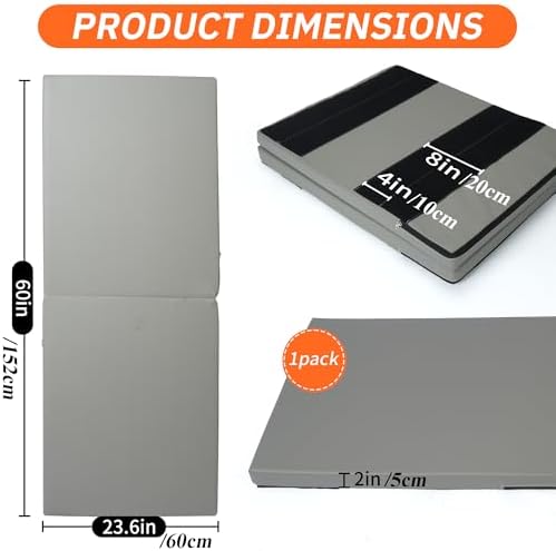Gym Wall Padding 1 Piece 2" High-Density Thick Foam Wall Protector, 23.6''x60'' - Image 2