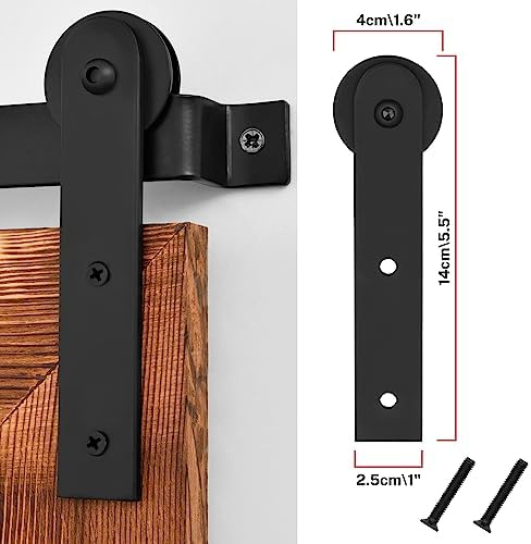 COGOOD Farmhouse Barn Door Mirror - Image 6