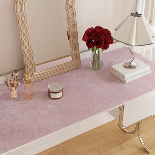 CRE8TIVE Self Adhesive Velvet Flocking Liner Blush Pink Crinkle Crushed Felt - Image 5