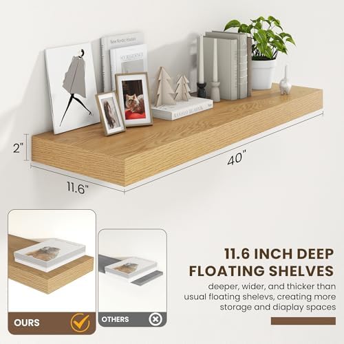 FLYJOE 40 Inch Floating Shelves - Image 3