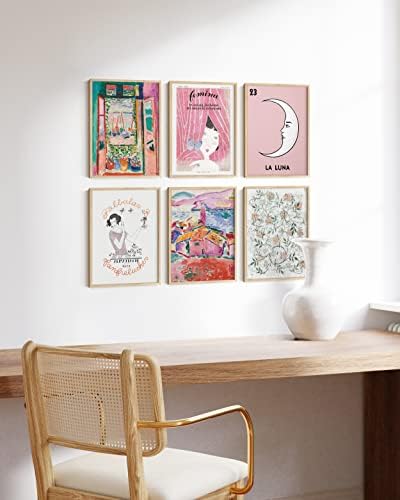 HAUS AND HUES Pink Pictures For Wall - Image 4